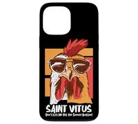 Vitus Catholique Saint surdormant Snooze Funny Cool Coq Coque pour iPhone 13 Pro Max
