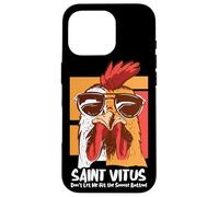 Vitus Catholique Saint surdormant Snooze Funny Cool Coq Coque pour iPhone 16 Pro