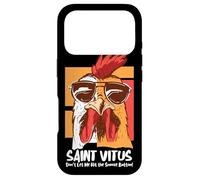 Vitus Catholique Saint surdormant Snooze Funny Cool Coq Coque pour iPhone 17 Pro