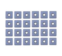 Viudecce 24 PièCes SéRies Curseurs de Meubles 30Mm Protecteurs de Jambe de Meubles avec Vis Protecteurs de Jambe de Chaise CarréE Tampons de Glissement de Meubles