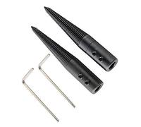 Viudecce 3 PièCes / 1 Ensemble Adaptateur de Broche Conique de Bielle de Polissage Fileté pour Roue de Polissage de Polissage de Tampon de Banc