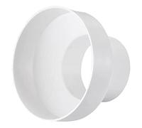 Viudecce Connecteur de Tuyau D'Adaptateur de Conduit d'air de Tuyau D'Adaptateur de RéDucteur de Tuyau de Ventilation pour Le SystèMe de Ventilation en Ligne (110-100Mm)