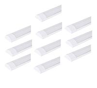 Viugreum 10 Packs Réglette LED 90CM, 30W Tube LED 3600LM, Plafonnier de Bureau 220V Blanc Chaude 3000K, Neon Led 90CM pour Bureau, Garage,Atelier,Chambre, Salon, Salle de bain