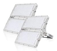 Viugreum 2 PCS 200W Projecteur LED, Lampadaire Intérieur Extérieur 20000LM,Spot LED Extérieur IP66,Eclairage de Sécurité BlancFroid 6000-6500k,Projecteur LED Flootlight Idéal pour Jardin,Garage,Route