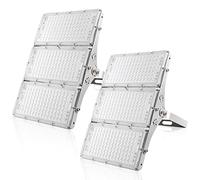 Viugreum 2 PCS 300W Projecteur LED, Lampe Intérieur Extérieur 30000LM, Triple Spot LED IP66, Eclairage de Sécurité BlancFroid 6000-6500k, pour Jardin,Garage, Blanc Froid, (2 pack C7300W)