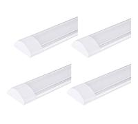 Viugreum 4 Packs Réglette LED 90CM, 30W Tube LED 3600LM, Plafonnier de Bureau 220V Blanc Neutre 4000K, Neon Led 90CM pour Bureau, Garage,Atelier,Chambre, Salon, Salle de bain