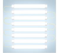 Viugreum 90cm Reglette LED Connectable 8 Pièces, 30W 6500K Blanc Froid Tube Neon Led Barre, Éclairage Plafond Lampe Etanche IP54, Lumiere pour Garage Atelier Bureau Cuisine Cave Intérieur Extérieur