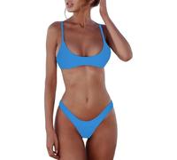 Viunychn Bikini Femme Ensemble Sexy Push Up Casual Maillot de Bain Haut de Bikini et Bas de Bikini Deux Pièces Léger Bikinis Maillot de Bain Été Grandes Tailles Swimming Suits Ventre Maillot de Bain