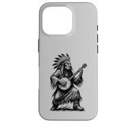 Viva Appalachia Native American Banjo Player Retro Coque pour iPhone 16 Pro