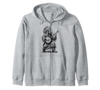 Viva Appalachia Native American Banjo Player Retro Sweat à Capuche