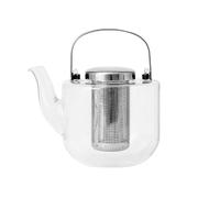 VIVA Bjorn Glas-Teekanne mit Siebeinsatz, Glaskanne, Tee Kanne, Borosilikatglas, 650 ml, V34301