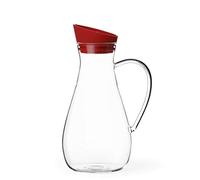 Viva Carafe, Verre, Transparent/Rouge, 11 ML X 25 mm X 11 mm