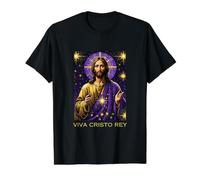 Viva Cristo Rey Catholique Romain Jésus Christ Le Roi T-Shirt Graphique avec Valeur