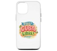 Viva Cuba Libre Design Rétro Typographie Cubaine Vintage Coque pour iPhone 12/12 Pro