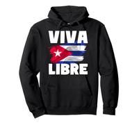 Viva Cuba Libre Drapeau Cubain Cuba Liberté Sweat à Capuche