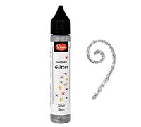 Viva Decor Allemand Paillettes 28 ML, matière synthétique, Argent, 12 x 2.1 x 2.1 cm