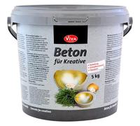 Viva Decor Béton Pour Créatifs, À Grain Fin, Seau De 5 Kg