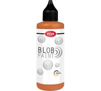 Viva Decor-Blob Paint (Orange, 90ml) peinture prête à l'emploi pour Blob Painting-Dot Painting-points 3D sur tableau,mandala,verre