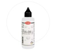 Viva Decor-Blob Paint (Blanc, 90ml) peinture prête à l'emploi pour Blob Painting-Dot Painting -points 3D sur tableau,mandala,verre