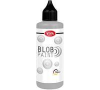 Viva Decor - Blob Paint (Gris, 9mll) Peinture prête à l'emploi pour Blob Painting/Dot Painting Art - Formation de Points en 3D sur Tableau, Mandala ect… Fabrication Allemande