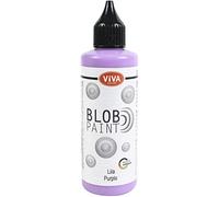 Viva Decor - Blob Paint (Lilas, 90ml) peinture prête à l'emploi pour Blob Painting/Dot Painting Art - formation de points en 3D sur tableau, mandala ect… Fabrication Allemande