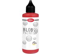 Viva Decor Peinture Blob Paint – Prête à l'emploi – Rouge 90 ml