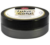 Viva Decor Peinture crème métallisée Graphite-Inka Dorure de décoration Gris foncé