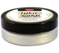 Viva Decor Inka Gold 62,5g - Platine - | Cire Métallique à Polir, Pâte Métallisée Rapide, Effet Brillant pour Bois, Plâtre, Argile & Terracotta DIY
