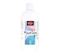 VIVA DECOR Kit Pouring Medium et Fluid, auxiliaire de peinture pour pouring, peinture acrylique pouring, colle acrylique, couleur