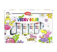 Viva Decor - Peinture acrylique Window Color KIDS Set Fairy Magic - 6 x 90 ml