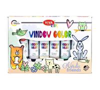 Viva Decor Kit Window Color Viva Kids "Nordic Friends" 6x90ml