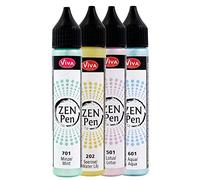 Viva Decor - Lot de 4 Crayons Zen - Facilité