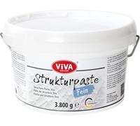 Viva Decor Pâte Structurelle Fine XXL 3,8 kg | Mastic à Peinture Acrylique et Toile | Pâte à Modeler | Fournitures Artistiques