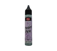 Viva Decor Perlen Pen (Vert pastel, 28ml) - Stylo à perles 3D - marqueur textile pour peindre des T Shirt ou des textiles - peinture décorative - stylo à perles 3D - Fabriqué en Allemagne
