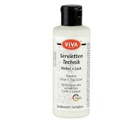 Viva Decor Serviette Colle et Top Coat 2,77 G Semi Brillant, Papier, Multicolore, 3 pièces