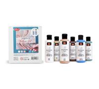 VIVA DECOR Set de peinture acrylique 'Nature Art', 6 pièces