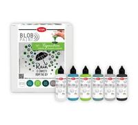 ViVA DECOR Set de peinture Blob Paint 'Parapluie', 6 pièces