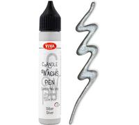 Viva Decor - Stylo à cire - Argenté