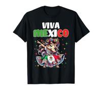 Viva Drapeau Mexicain Fierté Indépendance Dabbing Girl Kid T-Shirt