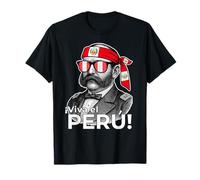 Viva el Peru Miguel Grau Pérou Hommage Patriotique Homme Femme T-Shirt