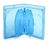 Viva Elite Blu-ray Disc 4 étuis 15 mm - Bleu - Lot de 5