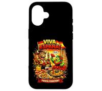 Viva Espana Funny Fiesta Forever Culture Alimentaire espagnole Coque pour iPhone 16
