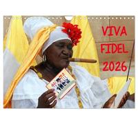 VIVA FIDEL 2026 (Wandkalender 2026 DIN A4 quer), CALVENDO Monatskalender: Darstellung von Kubas Revolutionsführer Fidel Castro im Alltag