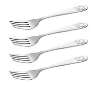 Viva Haushaltswaren 4 fourchettes pour Enfant Motif Ours, Couverts pour Enfant, Chrome, Argent, 14,5 x 2,5 x 1 cm, de 38475