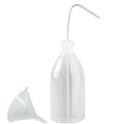 Viva-Haushaltswaren Gabriele Hesse e.K. Bouteille de laboratoire 1000 ml en plastique sans BPA - Fabriqué en Allemagne - Avec entonnoir de remplissage