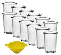 Viva-Haushaltswaren Gabriele Hesse e.K. Lot de 12 verres à dessert de 150 ml avec entonnoir