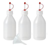 Viva Haushaltswaren mikken Lot de 3 bouteilles pissettes de 250 ml sans BPA fabriquées en Allemagne avec entonnoir de remplissage