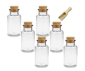 Viva Haushaltswaren Petits Articles ménagers : Lot de 8 x Pots à épices/boîtes., Verre, 300 ML