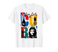 Viva La Cuba, La Havane Voitures Cubaines Vintage et Ananas T-Shirt