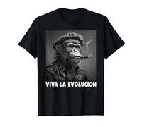 Viva La Evolucion, Révolution, Singe, Nerd T-Shirt